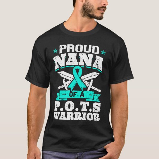 Proud Nana Of A POTS Warrior Orthostatic Awareness Tシャツ (正面)