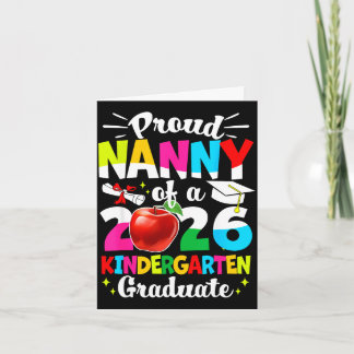 Proud nanny of a class of 2026 graduate kids  カード