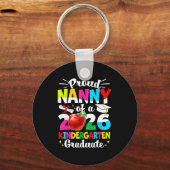 Proud nanny of a class of 2026 graduate kids  キーホルダー (正面)
