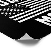 Proud national guard mom memorial day gift  ポスター (角)