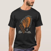 Proud Native American Job Production Control Manag Tシャツ (正面)