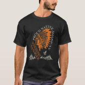 Proud Native American Job Software Development Man Tシャツ (正面)