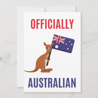 Proud New Australian Citizen Card – Patriotic Gift サンキューカード