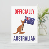 Proud New Australian Citizen Card – Patriotic Gift サンキューカード (スタンド正面)