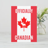 Proud New Canadian Citizen Card – Patriotic Gift サンキューカード (スタンド正面)