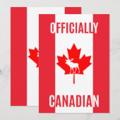 Proud New Canadian Citizen Card – Patriotic Gift サンキューカード (正面/裏面)