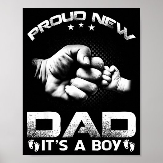 Proud New Dad It's A Boy  ポスター (正面)