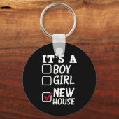 Proud New Homeowner New House Funny New Homeowner  キーホルダー (正面)
