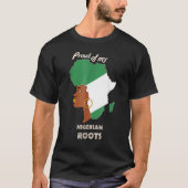 Proud Nigerian Roots Black History Month Women's Tシャツ (正面)