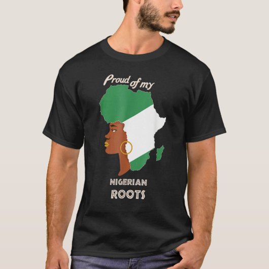 Proud Nigerian Roots Black History Month Women's Tシャツ (正面)