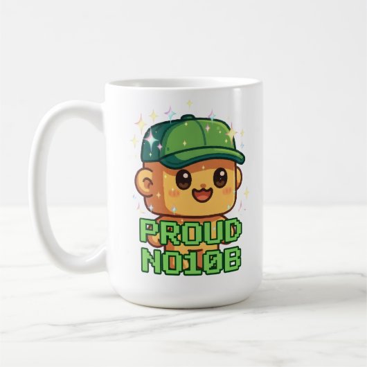 PROUD NOOB コーヒーマグカップ (左)