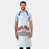 Proud Norwegian American Apron エプロン (着用した状態)