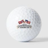 Proud Norwegian American Golf Ball ゴルフボール (正面)