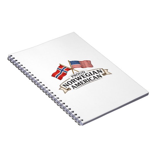 Proud Norwegian American Notebook ノートブック (右側)