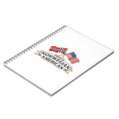 Proud Norwegian American Notebook ノートブック (左側)