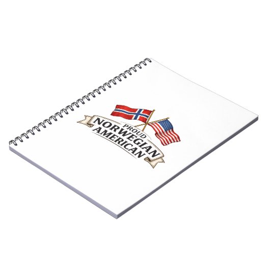 Proud Norwegian American Notebook ノートブック (左側)
