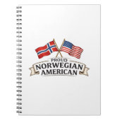 Proud Norwegian American Notebook ノートブック (正面)