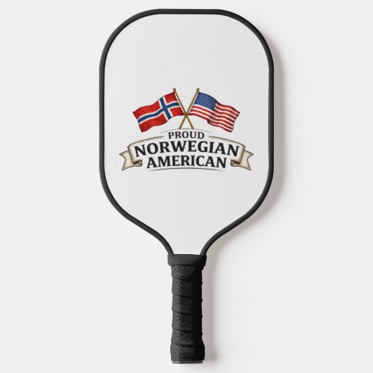Proud Norwegian American Pickleball Paddle ピックルボールラケット (正面)