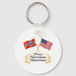 Proud Norwegian Minnesotan Heritage Keychain キーホルダー