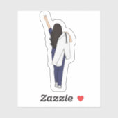 Proud Nurse Victory Pose Sticker シール (シート)