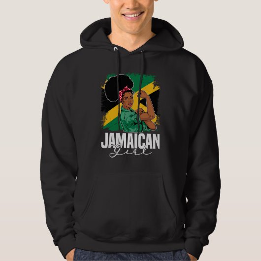 Proud Of My Jamaican Roots Jamaica BHM BLM Pride A パーカ (正面)
