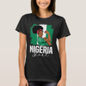 Proud Of My Nigerian Roots Nigeria BHM BLM Pride A Tシャツ (正面)