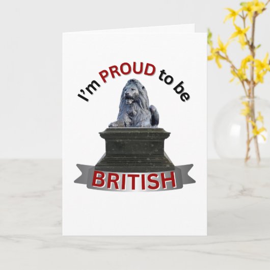 Proud of Our Isles  カード (黄色い花)