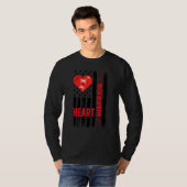 Proud Open Heart Surgery Warrior Open Heart Surger Tシャツ (正面フル)