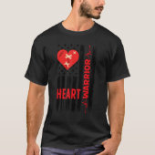 Proud Open Heart Surgery Warrior Open Heart Surger Tシャツ (正面)