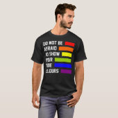 Proud Pansexual Transgender Queer LGBTQ+ Love Equa Tシャツ (正面フル)