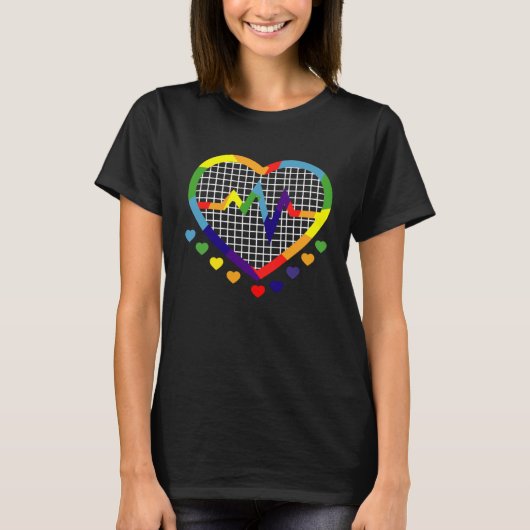 Proud Pansexual Transgender Queer LGBTQ+ Love Equa Tシャツ (正面)