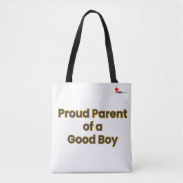 "Proud Parent of a Good Boy" Funny Dog Lover トートバッグ