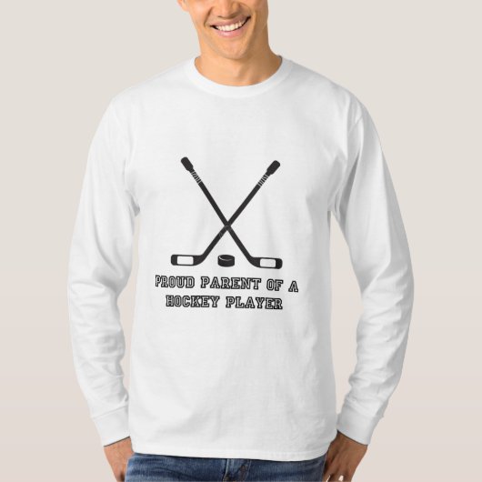 Proud Parent of a Hockey Player Tシャツ (正面)