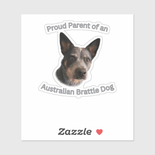 Proud Parent of Australian Brattle Dog シール (シート)