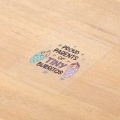 Proud Parents of Tiny Burritos Art アクリル招待状 (レイダウン)