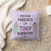 Proud Parents of Tiny Burritos Art クッション (ブランケット)