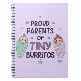 Proud Parents of Tiny Burritos Art ノートブック