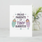 Proud Parents of Tiny Burritos Art 招待状 (スタンド正面)
