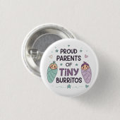Proud Parents of Tiny Burritos Art 缶バッジ (正面&裏面)