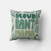 Proud Plant Mama – Bold Plant Lover クッション (裏面)