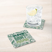 Proud Plant Mama – Bold Plant Lover スクエアペーパーコースター (インサイチュ)