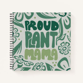 Proud Plant Mama – Bold Plant Lover ノートブック