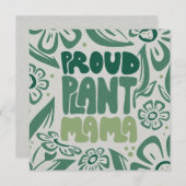 Proud Plant Mama – Bold Plant Lover Flat Card (正面/裏面)