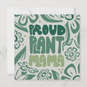 Proud Plant Mama – Bold Plant Lover Flat Card (正面)