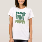 Proud Plant Mama – Bold Plant Lover Tシャツ (正面)