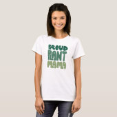 Proud Plant Mama – Bold Plant Lover Tシャツ (正面フル)