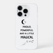 Proud Powerful Magical Quote iPhoneケース (裏面)