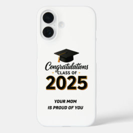 Proud, Protected, and Graduated – Happy Graduation iPhone 16ケース