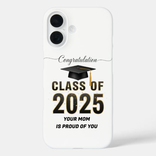 Proud, Protected, and Graduated – Happy Graduation Case-Mate iPhoneケース (裏面)