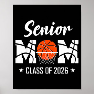 Proud senior basketball mom 2026 graduation  ポスター